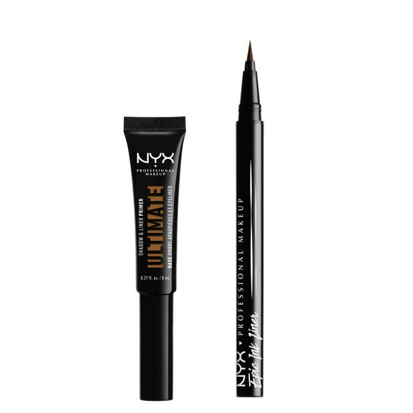 Set de maquillaje NYX Ultimate Shadow & Liner Primer con Epic Ink Li