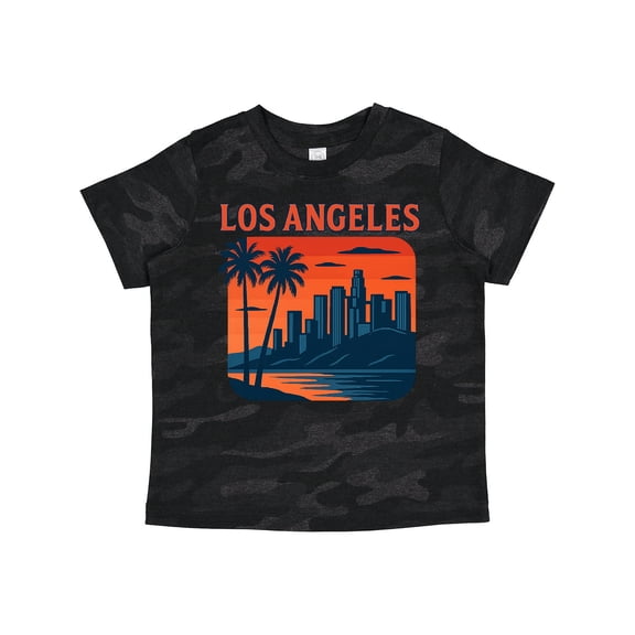 Inktastic Los Angeles Palm Trees Sunset Boys or Girls Toddler T-Shirt