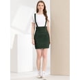 thumbnail image 3 of INSPIRE CHIC Día de San Patricio Falda De Tirantes Rectos De Cintura Alta De Traje De Navidad Para Mujer Verde oscuro L, 3 of 6