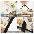 thumbnail image 6 of Excavator and Traffic Cone Beige Teens Toddler Nap Mat with Pillow, Sleeping Mat Bag for Preschool Daycare 50"x20", 6 of 6