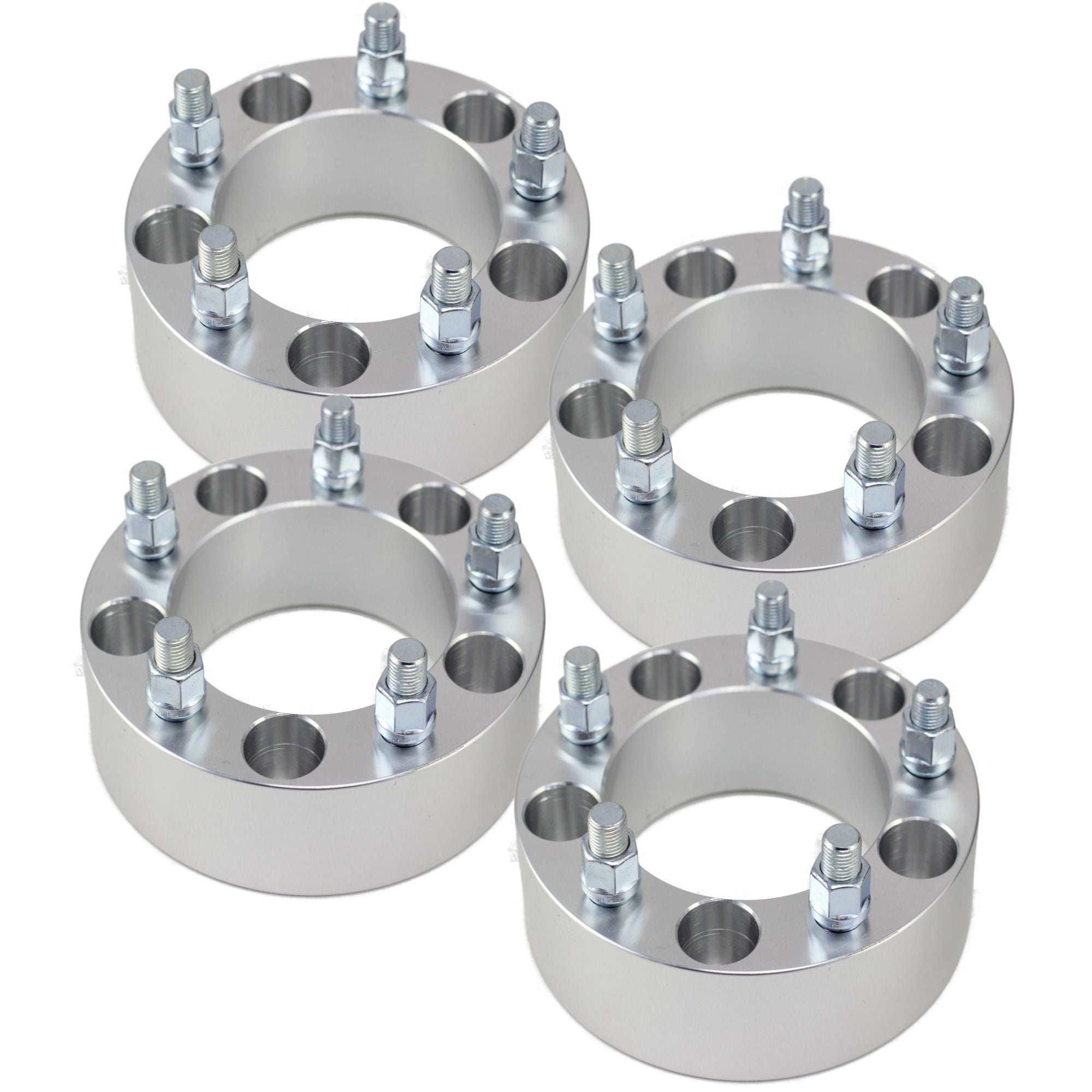 4pcs 2" 5x5.5 Wheel Spacers  108mm with Studs M14X1.5 for Dodge Ram 1500
