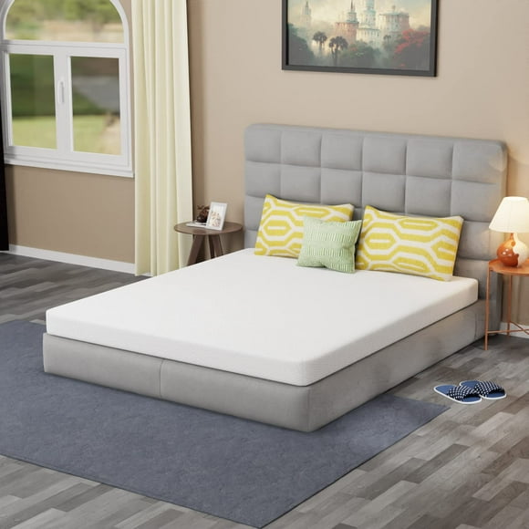 FDW King 5 Inch Medium-Firm Memory Foam Mattress, CertiPUR-US Certified, Green Tea Infused, Cooling