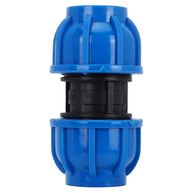 Water Connector,4Pcs PE Plastic 32mm Pipe Adapter Water Pipe Fitting Finely Tuned Performance