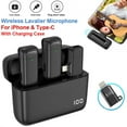 thumbnail image 2 of 2in1 Wireless Lavalier Microphone For iPhone Android Phone Camera Audio Video 2 Clip-on Microphones For YouTube TikTok Live, 2 of 10