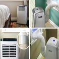 Portable Air Conditioner With Extended Hose QIEZHON Exhaust Hose Air Conditioning Hose Extension PVC Exhaust Hose