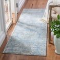 thumbnail image 2 of SAFAVIEH Martha Stewart Isabella Willoughby Floral Runner Rug, Denim Blue/Ivory, 2'2" x 7', 2 of 10