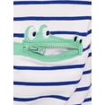 thumbnail image 5 of Wonder Nation Toddler Boys Short Sleeve Striped Graphic Tee with Zipper Pocket, Sizes 12M-5T, 5 of 8