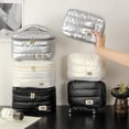 thumbnail image 4 of Women's Spring New Portable Cosmetics And Skin Care Storage Toiletry Waterproof Bag Bag F3i9, 4 of 7