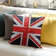 thumbnail image 3 of BANET Throw Pillow Cover The British Flag United Kingdom Flag Style Decor Lumbar Pillow Case Cushion for Sofa Couch Bed Standard Queen White, 3 of 5