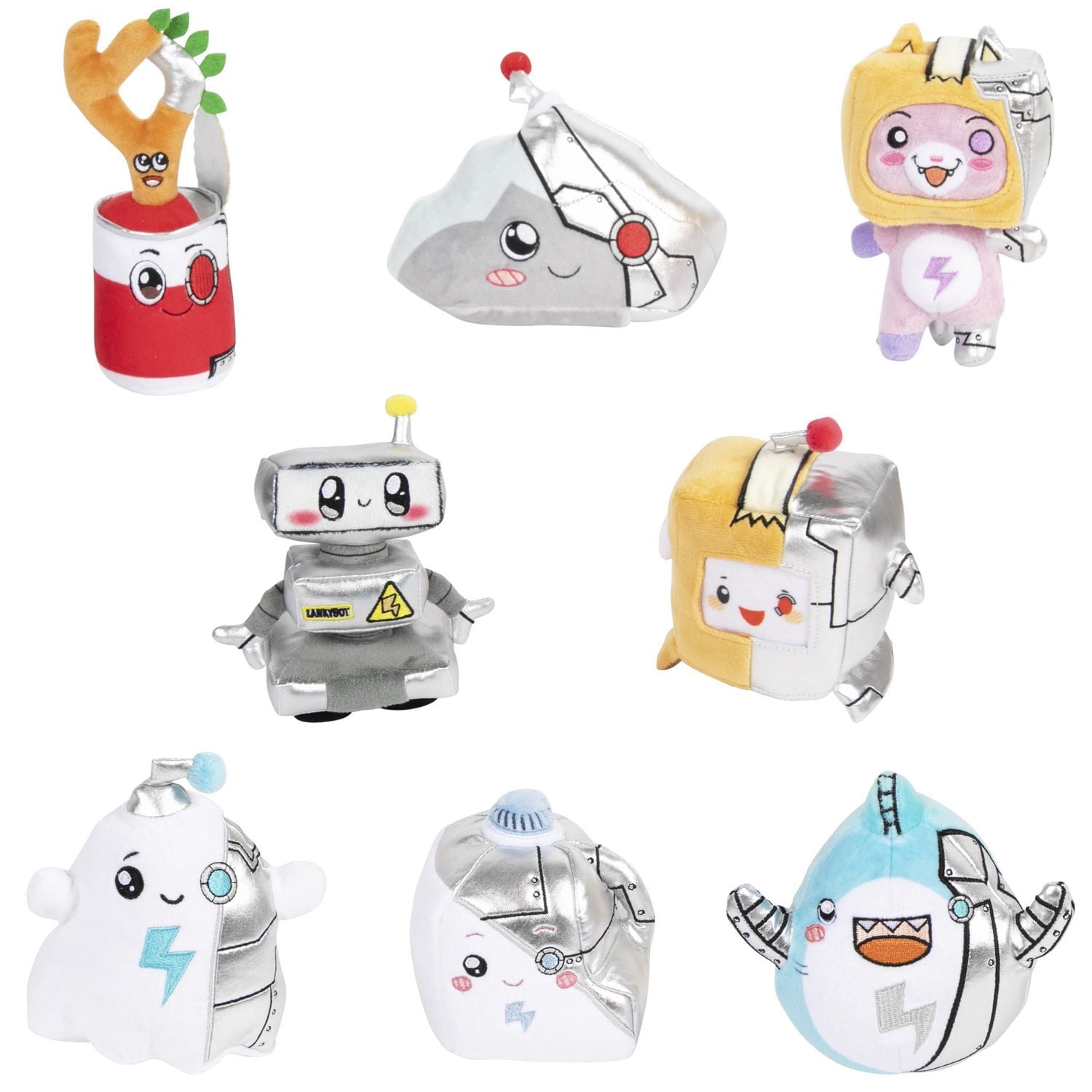 LankyBox Mini Mystery Plushie - Cyborg Edition, Mini Mystery Plushie