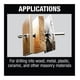 thumbnail image 2 of Kit De 5 Piezas De Brocas Multimaterial Makita B69076 Makita B69076, 2 of 4