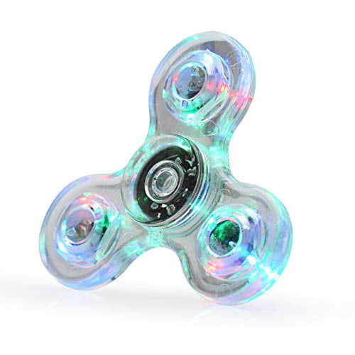 Newest 3PCS Replacement LED Light with Button For Fidget Finger Hand Spinner Toy 