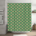 thumbnail image 5 of Disketp 60s and 70s Style Stall Fabric Shower Curtain Liner Waterproof - 72" x 72", Lightweight Stall Size Shower Curtain Machine Washable - 60x72, 5 of 5