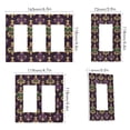 thumbnail image 2 of Yayeee Rocker Switch Wall Plate 1-Gang 4.6"x2.9" Home Decorative Outlet Cover, Gold and Purple Floral Pattern, 2 of 6