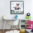 thumbnail image 3 of Stupell Industries Rustic Lodge Muted Stacked Farm Animals Black Framed Giclee Art, 24 x 24, by Kim Allen, 3 of 8