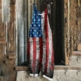 thumbnail image 2 of DDAPJ pyju Fourth of July Jumpsuits for Women USA Flag Print Loose Baggy Pocket Jumpsuit Adjustable Playsuit Trousers Overalls Sling Jumpsuit Red L, 2 of 6
