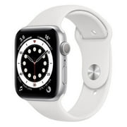 Refurbished Apple Watch 6 (Gps) 40MM Silver with White Sport Band