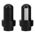 thumbnail image 1 of Tapas de válvula Cubierta antipolvo para neumáticos de bicicleta Riesgo Peso ligero Accesorios para bicicletas de carretera (válvula francesa negra), 1 of 10
