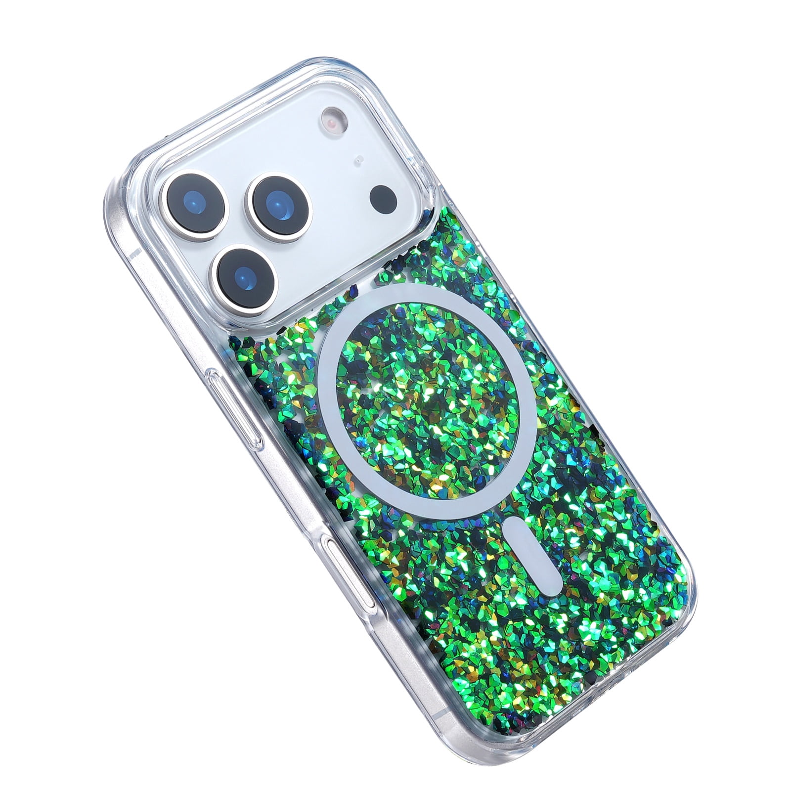 iPhone 17 Pro MagSafe Glitter Case - Green