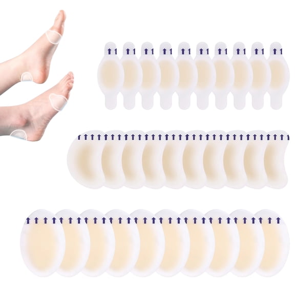 30Pcs Silicone Heel Guards Invisible Anti Blisters Sticker Adhesive Heel Protectors For Women Dress Shoe Accessories