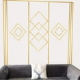 thumbnail image 6 of Trianu Mirror Wall Stickers Gold Stainless Steel Wall Decor Long Mirror Strip Wall Art Decals Removable Mirror Tiles for Bedroom Bathroom Office Decorations, 1cm x 5m, 6 of 6