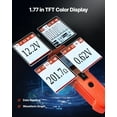 thumbnail image 4 of VEVOR Automotive Circuit Tester Kit, 8 - 35 DCV Power Circuit Probe Tester with TFT Color Display and Lighting, 2-in-1 Electrical Automotive Power Tester Probe with 19.7 ft / 6 m Extension Cable, 4 of 9