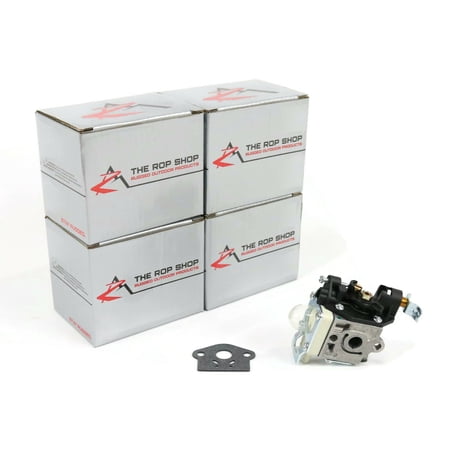 The ROP Shop 4 Pack - Carburetors for Zama RB-K106 110140A RB-110140A & Z011-120-0648A