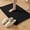 Black, variant on JIATER Waffle Bathroom Rugs 24x17,Soft Absorbent Bath Mat Non-Slip Backing Quick Dry Washroom Mats,Brown