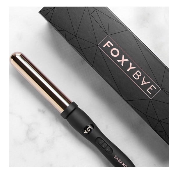 FoxyBae Rose Gold Single Barrel Curling Iron - 32mm  display picture 3