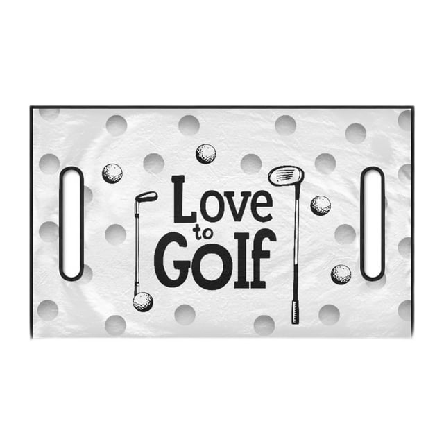 DYNWAVECA Golf Cars Seat Cover Cushion Cover Reusable Easy Installation Machine Washable Portable Fashion Golf Cart Accessories Blanket Style B