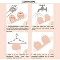 thumbnail image 4 of Push Up Plunge Strapless Sticky Adhesive Bra Deep U-Shaped Invisible Backless Bra for Women B, 4 of 6