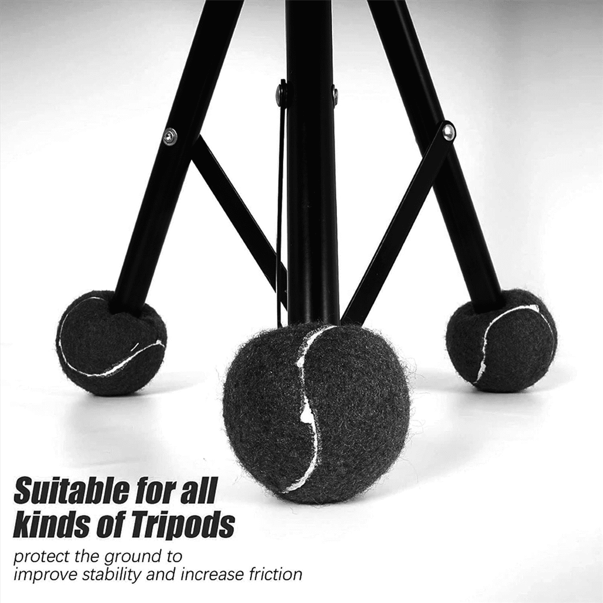 16PCS Precut Walker Tennis Ball for Furniture Legs and Floor Protection, Heavy Duty Long Lasting Felt Pad Covering
