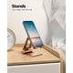 thumbnail image 4 of Nulaxy Soporte plegable doble para teléfono celular, totalmente ajustable, soporte plegable para teléfono de escritorio, base compatible con Phone15 14 13 12 11 Pro Xs Xs Max Xr X 8, Nintendo Switch,, 4 of 4