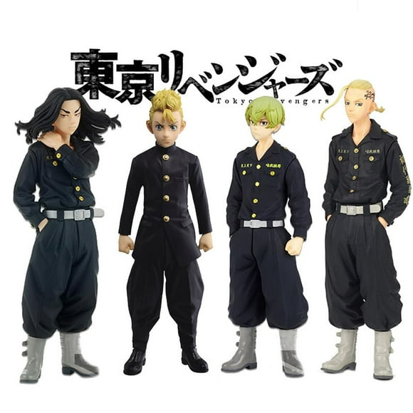 Tokyo Revengers Figures Hanagaki Takemichi Ryuguji Ken Baji Keisuke Matsuno Chifuyu Anime Action Figure Collectile Toys