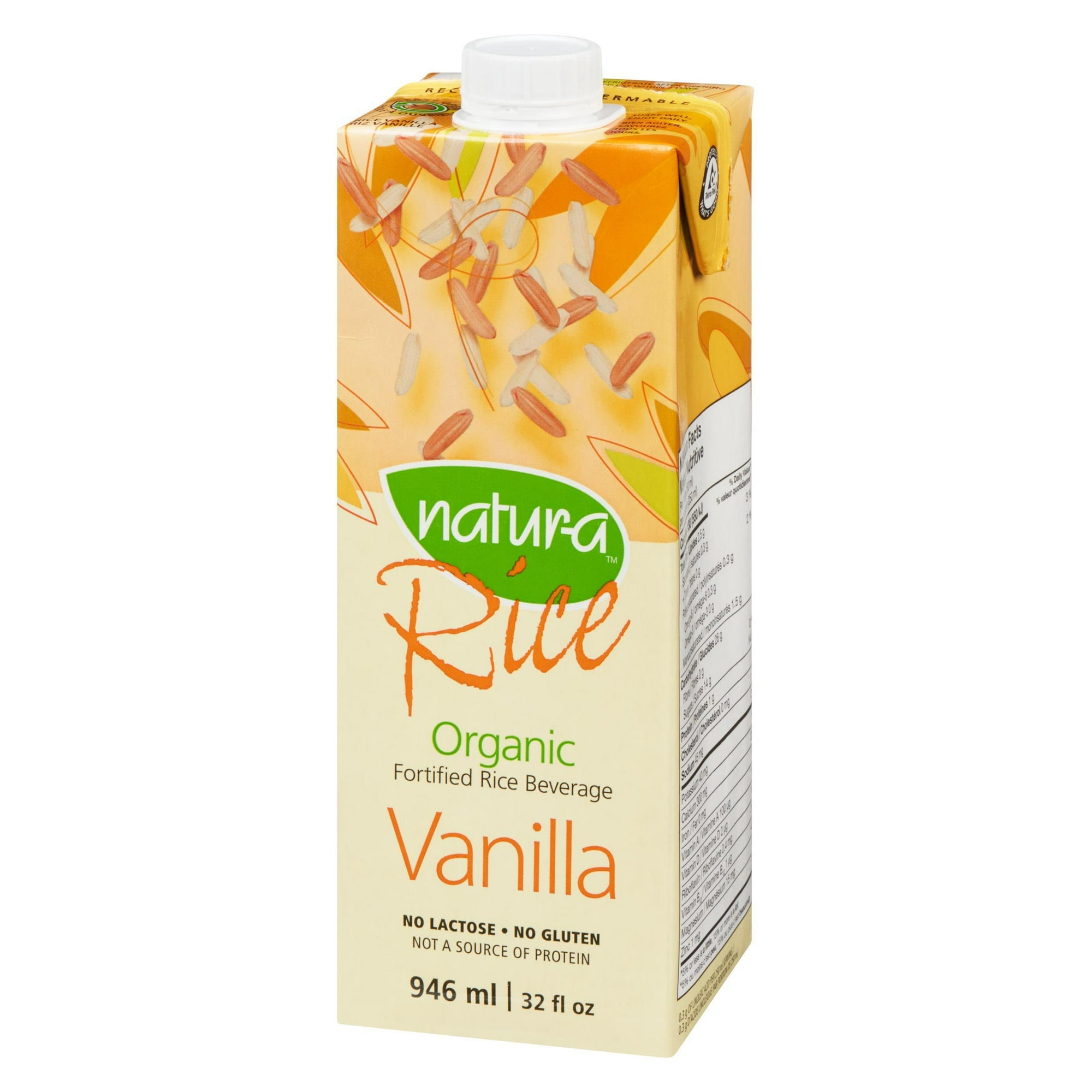 Natur-A Boisson Biologique de Riz à la Vanille