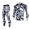 thumbnail image 1 of Minnieouse Ropa interior térmica masculina, traje de compresión, Calzoncillos largos, invierno, ajustados, función deportiva al aire libre, conjuntos de ropa Gris SG, 1 of 6
