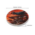 thumbnail image 3 of Posavasos de tierra de diatomeas absorbente de Chainsaw Man, el aislamiento antideslizante de tierra de diatomeas sin olor protege la superficie de la mesa contra daños Talla única, 3 of 7