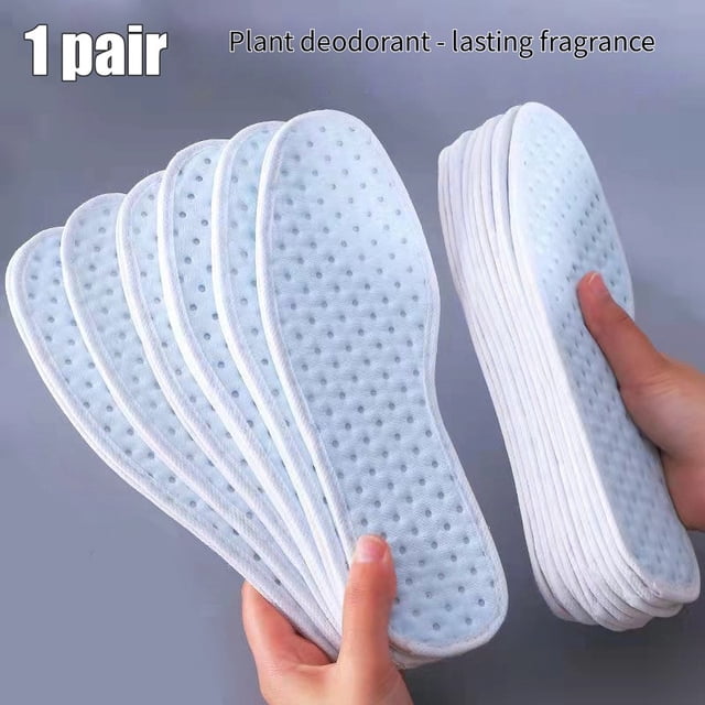 Plantillas antibacterianas de carbón de bambú para zapatos, desodorante de plantas, plantilla deportiva para correr, pies, zapatos gruesos que absorben los golpes, suela de EU44-270mm Gao Jinjia LED