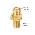 thumbnail image 3 of 2pcs M18x1.5 Thread Tank Maker Valve Adapter Refill Co2 Pin Replacement 150bar Tr21x4 Tank Valve Ad, 3 of 5