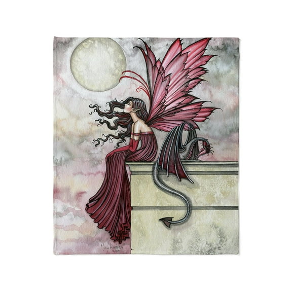 CafePress - Restless Ruby Throw Blanket - Soft Fleece Throw Blanket, 50"x60" for All Ages