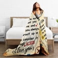 thumbnail image 3 of LHSHID Gifts for Mom Birthday Gifts for Mom Letter from Daughter Son Motherd Day Christmas Thanksgiving Fleece Blanket 50x60in, 3 of 5