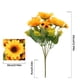 thumbnail image 2 of Promotion!girasoles bifurcados 2 manojos de girasoles flores artificiales decoración del hogar materiales florales, 2 of 6