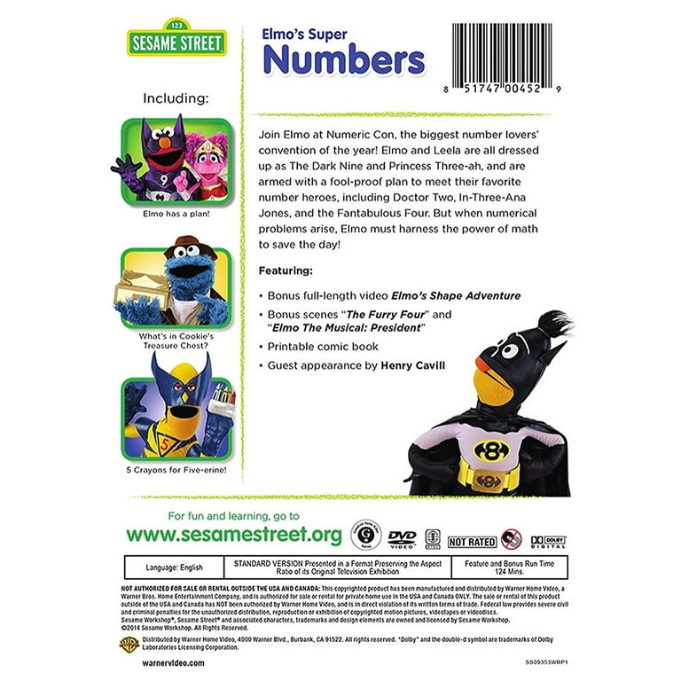 Sesame Street: Elmo's Super Numbers (DVD), Sesame Street