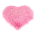 thumbnail image 2 of 40x50cm Alfombras Shaggy en apariencia de Alfombra antideslizante Alfombra Alfombra Dormitorio Alfombra Rosa oscuro Zulema Alfombra con forma de corazón, 2 of 8