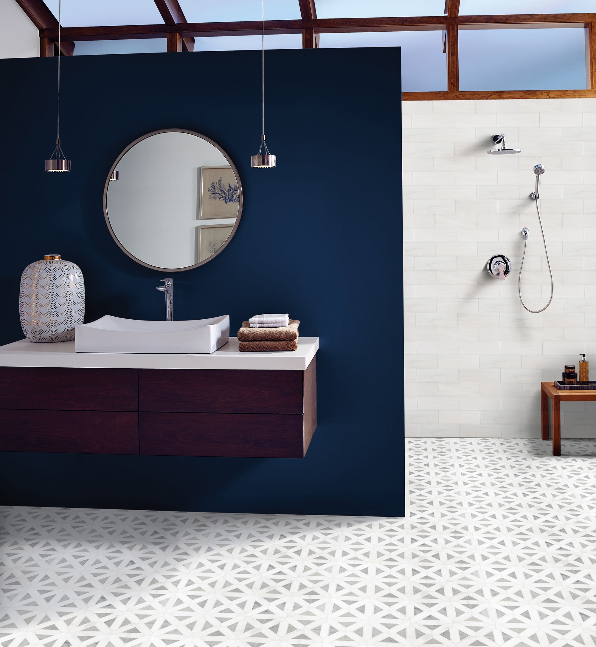 MSI Bianco Dolomite 4 in. x 12 in. Polished Floor and Wall Marble Tile (4.95 sq. ft./Case)