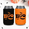 thumbnail image 4 of Boo Halloween Can Coolers, Funny Trick or Treat, Halloween Party Favors, Spooky Beer Hugger, Halloween Coolies (2Pack (1 Black, 1 Orange)), 4 of 4
