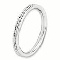 thumbnail image 3 of Sterling Silver Rhodium Channeled Ring, 3 of 8