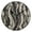 Black, variant on 9.84in Abstract Wave Design PVC Canvas Wall and Table Clock with Canvas Texture, Black or Gold Hands