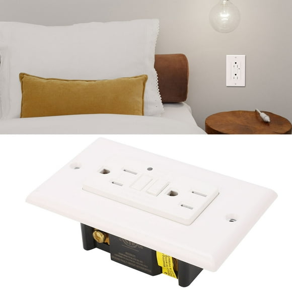 Switch Socket, Smart Leakage Sockets LD-3008C GFCI With Screws For Shopping Mall For Home