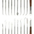 thumbnail image 2 of Dental mechanic wax carving knife stainless steel wax carving tool kit sculpture clay knife clay tool set-style E, 2 of 5